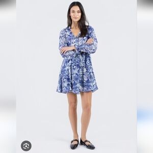 Livom boho Frill printed dress size XL